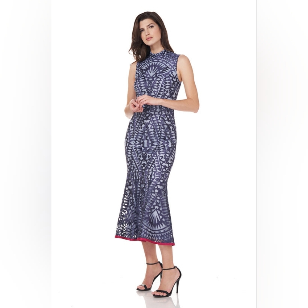 JS Collections Tatum T-Length Dress Size 8